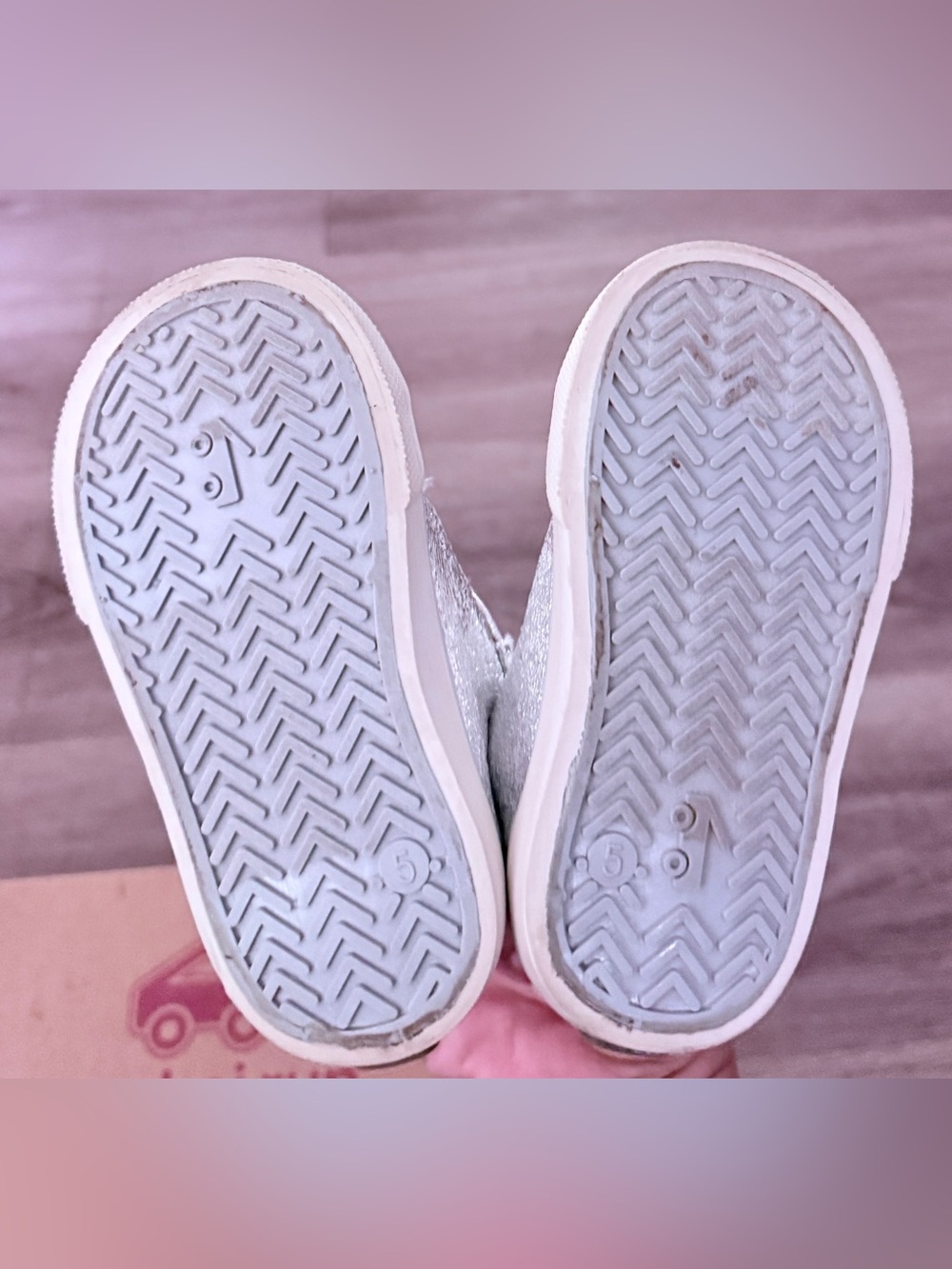 See Kai Run Drew Silver High Top Sneakers - Picture 7 of 7